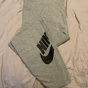 Gray plus size Nike leggings